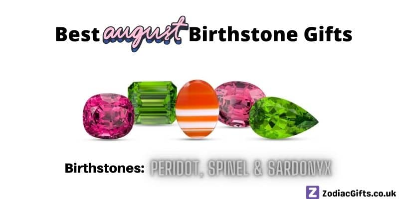 August Birthstone Gifts in UK